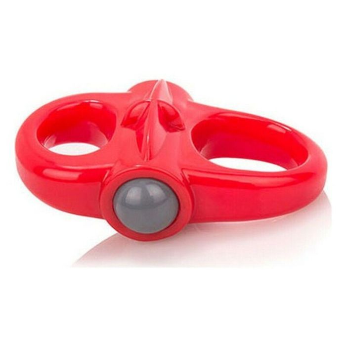 Anillo Vibrador para el Pene The Screaming O Yoga Rojo 2