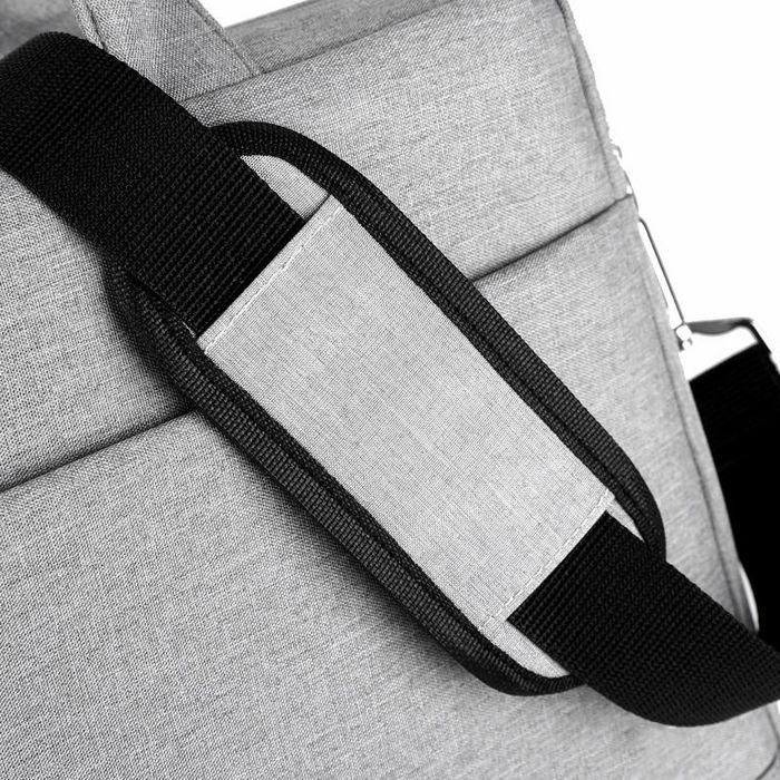 eSTUFF Baltimore Bolsa Toploader para Portátil 15.6'' Poliéster Acolchada, Asa, Correa Hombro Desmontable y Correa Trolley 5