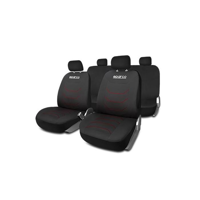 Juego Fundas Corsa Negra-Roja SPCS441RD Juego Fundas Corsa Negra-Roja SPCS441RD