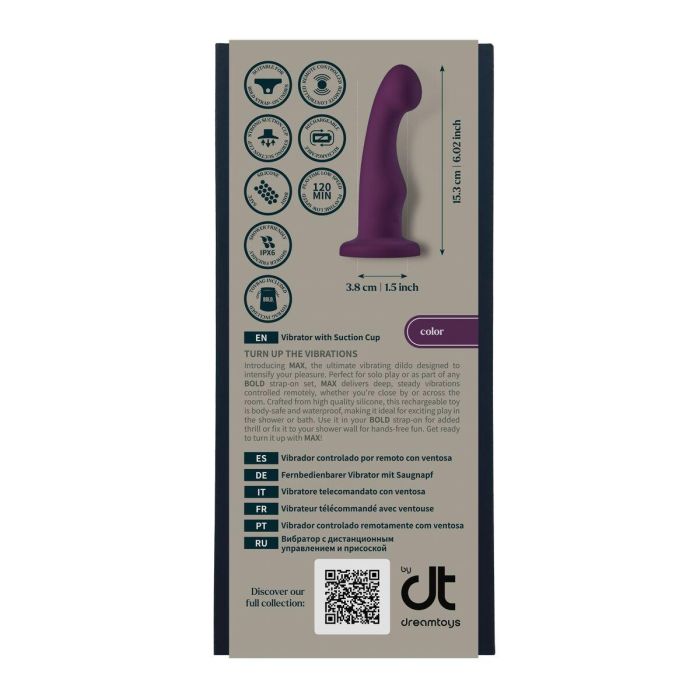 Vibrador Dream Toys Bold Morado 2