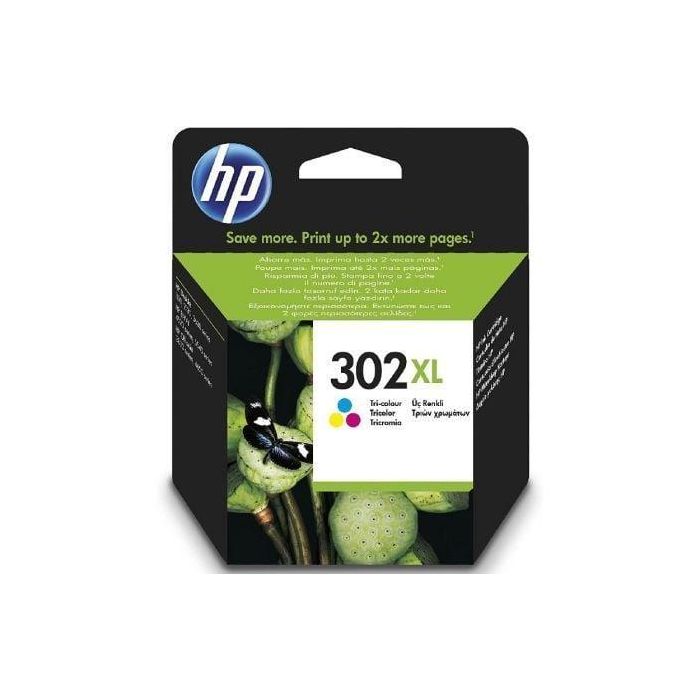 Hp Tinta Tricolor Officejet 3830,3832 All-In-One Nº 302XL Hp Tinta Tricolor Officejet 3830,3832 All-In-One Nº 302XL