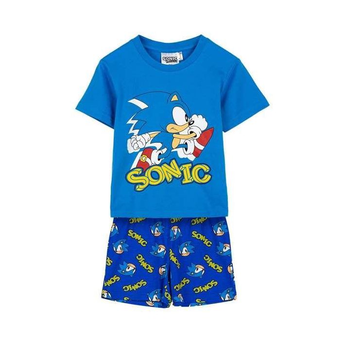 Pijama corto single jersey sonic 6 años Pijama corto single jersey sonic 6 años
