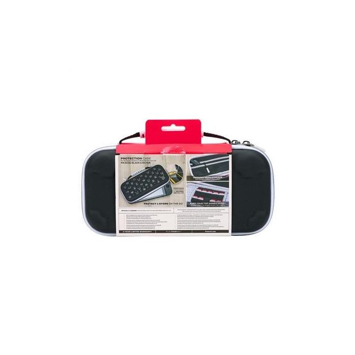 Power A 1522749-01 Estuche Protector Compacto Nintendo Switch OLED, Switch y Switch Lite Pikachu Negro/Plata 9