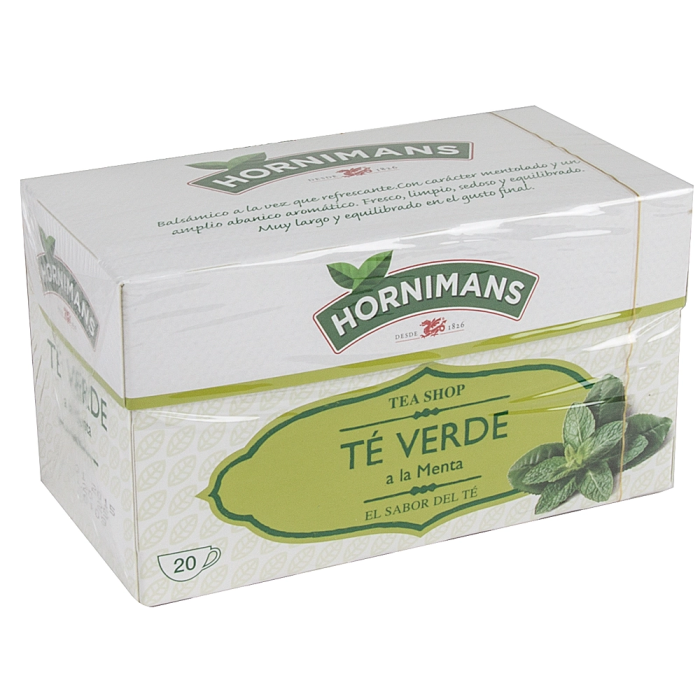 Hornimans Té Verde a la Menta Caja de 20 Bolsas 1 Hornimans Té Verde a la Menta Caja de 20 Bolsas 1