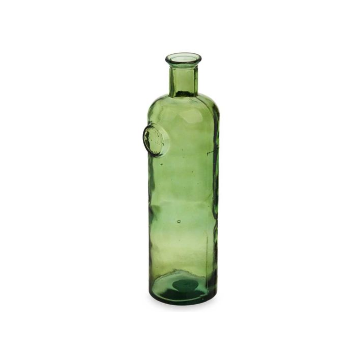 Botella Decorativa Vidrio Stamp 45 cm Verde - Giftdecor (4 Unidades) 1 Botella Decorativa Vidrio Stamp 45 cm Verde - Giftdecor (4 Unidades) 1