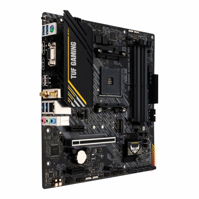 ASUS ASU4711081154273 Placa base TUF GAMING A520M-PLUS WiFi AMD A520 Ranura micro ATX AM4 24 ASUS ASU4711081154273 Placa base TUF GAMING A520M-PLUS WiFi AMD A520 Ranura micro ATX AM4 24