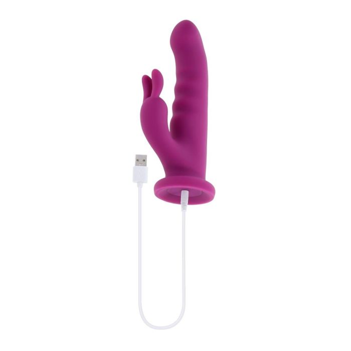 Vibrador Punto G Playboy FLUFFLE Rosa 5 Vibrador Punto G Playboy FLUFFLE Rosa 5