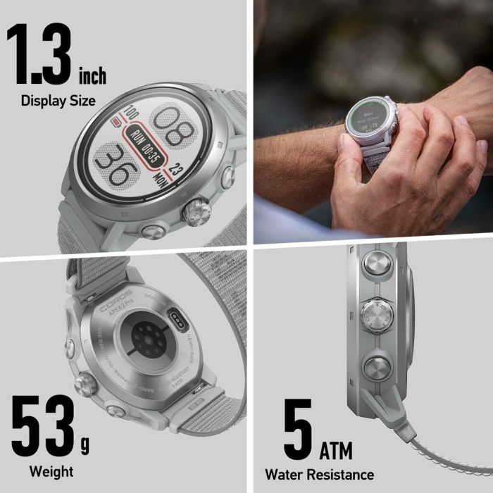 Smartwatch Coros WAPX2P-PNK 1,3" 6 Smartwatch Coros WAPX2P-PNK 1,3" 6
