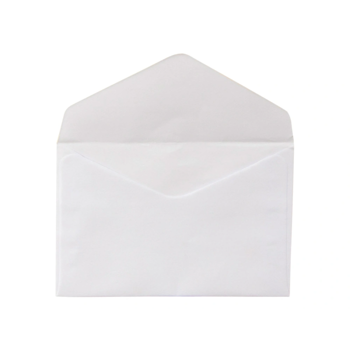 Liderpapel Sobre N.0 Blanco Tarjeta de Visita 70x105mm Engomado Caja de 100 Unidades 2