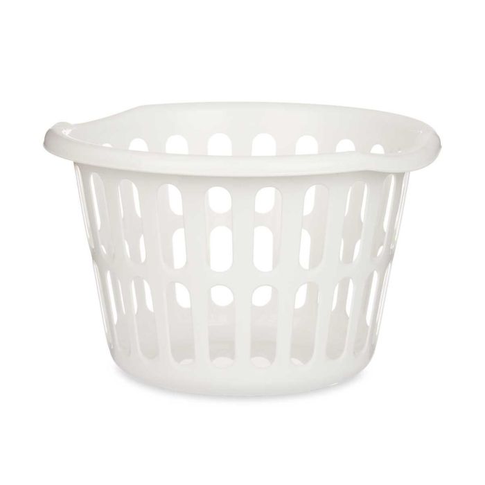 Cesto Redondo Kipit 40 cm Blanco - Polipropileno, 27L (18 Unidades) 1 Cesto Redondo Kipit 40 cm Blanco - Polipropileno, 27L (18 Unidades) 1