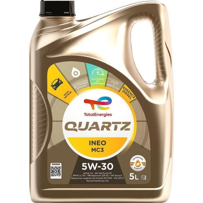 Aceite Motor Total 5L Cuarzo Ineo Mc3 5W30 2 Aceite Motor Total 5L Cuarzo Ineo Mc3 5W30 2