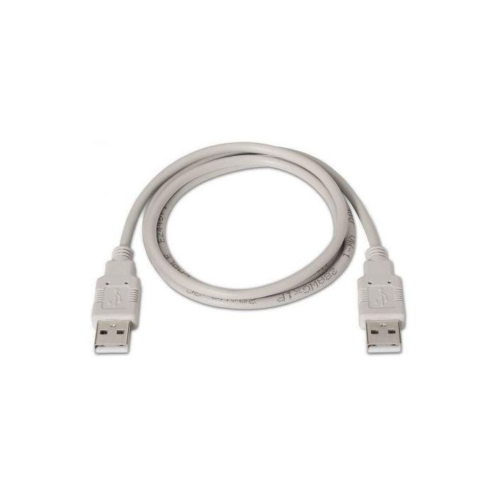 AISENS - CABLE USB 2.0, TIPO A/M-A/M, BEIGE, 2.0M 1 AISENS - CABLE USB 2.0, TIPO A/M-A/M, BEIGE, 2.0M 1