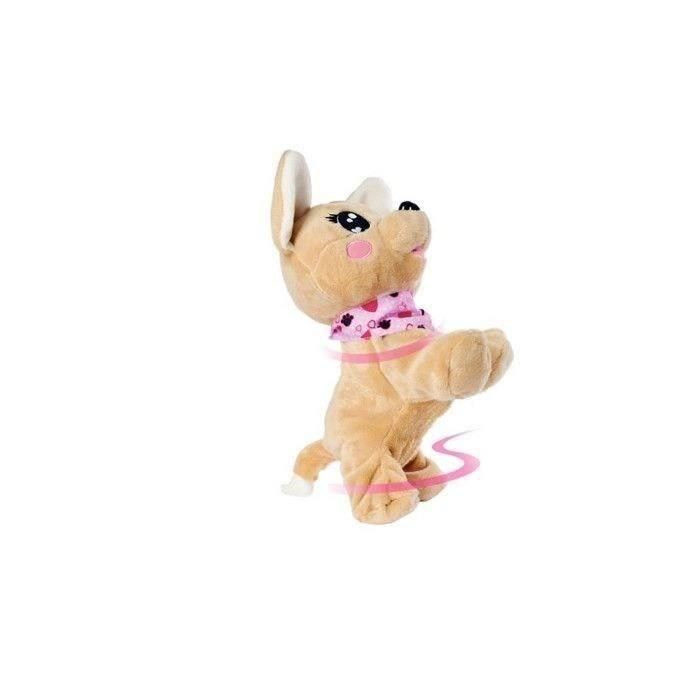 Chi Chi Love AUC4006592067885 Peluche interactivo Baby Boo 30 cm – Juguete interactivo marrón y rosa para 3 años+ 1