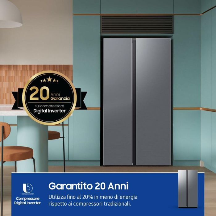 Frigorífico combinado Samsung RS70F65QETEF Acero 1 Frigorífico combinado Samsung RS70F65QETEF Acero 1