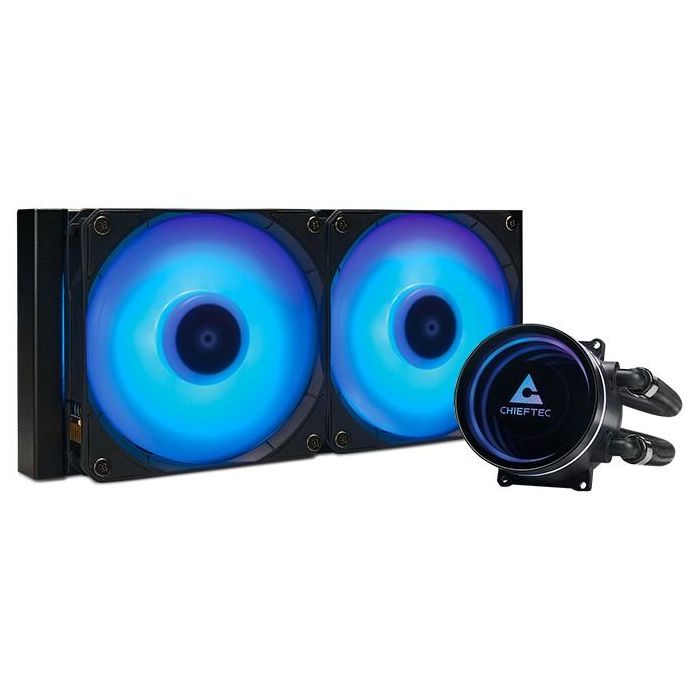 K Cooler Wasserkühlung Chieftec Iceberg 240 RGB multi Cooler | 1700| 1200| 1150| 1151| 1155| 1156| 1851| AM5/4/3+/2+/2