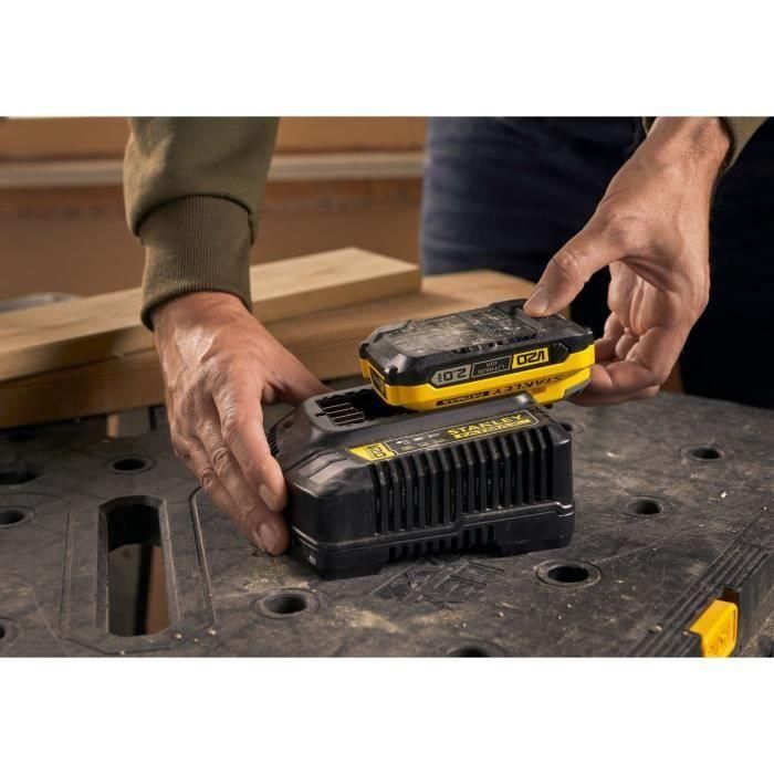Batería - STANLEY FATMAX V20 - SFMCB202-XJ - 18V 2Ah 4 Batería - STANLEY FATMAX V20 - SFMCB202-XJ - 18V 2Ah 4