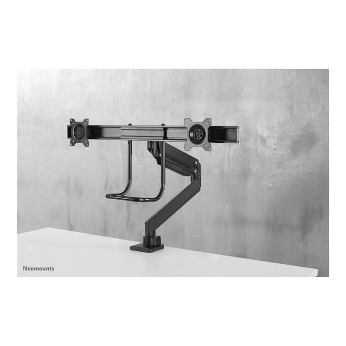 Neomounts Soporte de Mesa para 2 Pantallas hasta 32" NM-D775DXBLACK, Resorte de Gas, hasta 8kg 4