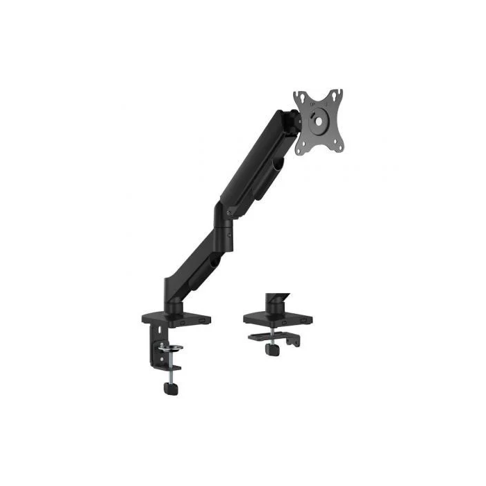 AISENS - SOPORTE DE MESA ECO CONTRAPESO GIRATORIO E INCLINABLE PARA MONITOR/TV 9KG (3 PIVOTES, 1 BRAZO) DE 17-32, NEGRO