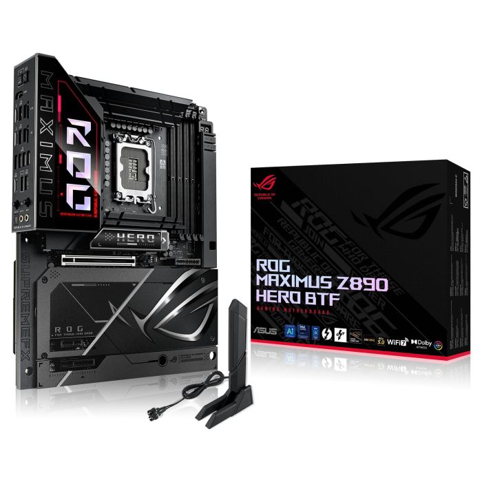 ASUS ROG MAXIMUS Z890 HERO BTF Placa Base Intel LGA1851 DDR5 ATX 0 ASUS ROG MAXIMUS Z890 HERO BTF Placa Base Intel LGA1851 DDR5 ATX 0