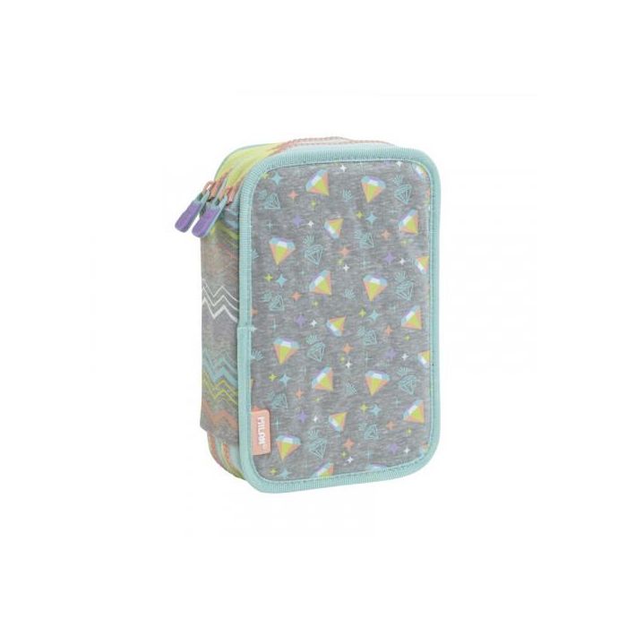 Milan Plumier 2 Pisos con Contenido Sugar Diamond Edición Especial Pastel 081264SD - Incluye Lápices, Rotuladores y Más 0 Milan Plumier 2 Pisos con Contenido Sugar Diamond Edición Especial Pastel 081264SD - Incluye Lápices, Rotuladores y Más 0