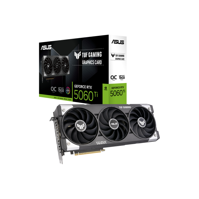 ASUS TUF Gaming TUF-RTX5060TI-O16G-GAMING NVIDIA GeForce RTX 5060 Ti 16 GB GDDR7 3 ASUS TUF Gaming TUF-RTX5060TI-O16G-GAMING NVIDIA GeForce RTX 5060 Ti 16 GB GDDR7 3