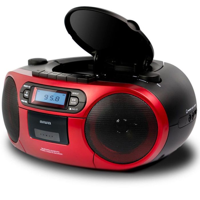 Radio Cassette Aiwa BBTC-550RD Bluetooth 17 Radio Cassette Aiwa BBTC-550RD Bluetooth 17