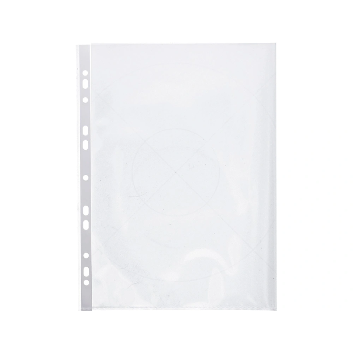 Q-connect Funda Multitaladro Din A4 Cristal 80 Micras Bolsa 25 Unidades Apertura Superior Lateral Izquierda 2