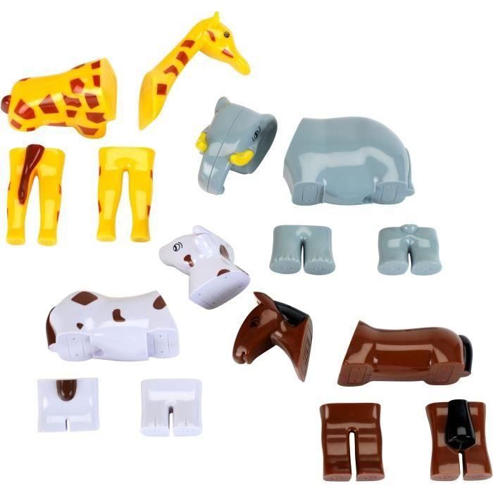 Animales Magnéticos - KLEIN - 0071 - Puzzle de 4 Animales Divertidos Grandes, Bolsa - 16 Piezas - A partir de 12 Meses 4