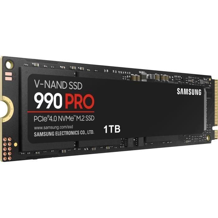 Disco SSD Samsung 990 PRO 1TB/ M.2 2280 PCIe 4.0/ Compatible con PS5 y PC/ Full Capacity