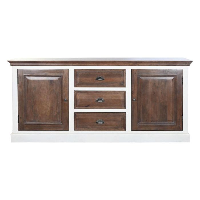 Buffet Tradicional DKD Home Decor Marron Oscuro Blanco 46 x 83 x 180 cm 2