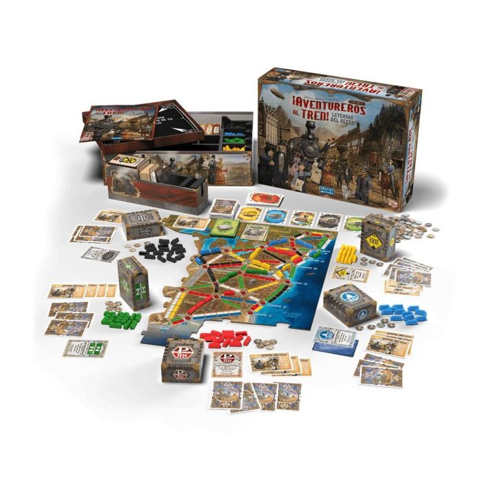 Days of Wonder Juego de Mesa Aventureros Al Tren! Legacy Leyendas Del Oeste DW720836 Juego de Estrategia y Aventura 1