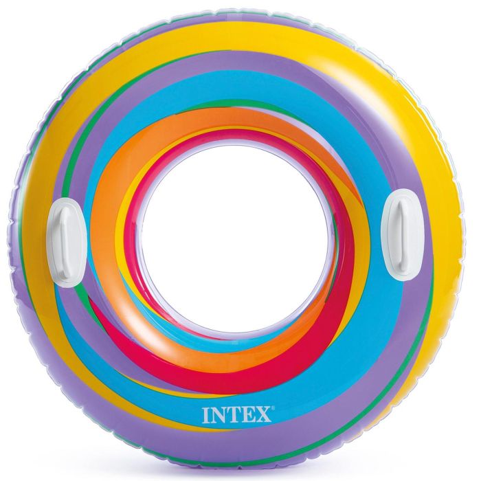 Flotador rueda de colores 91 cm con asas (+ 9 años) - modelos surtidos Flotador rueda de colores 91 cm con asas (+ 9 años) - modelos surtidos