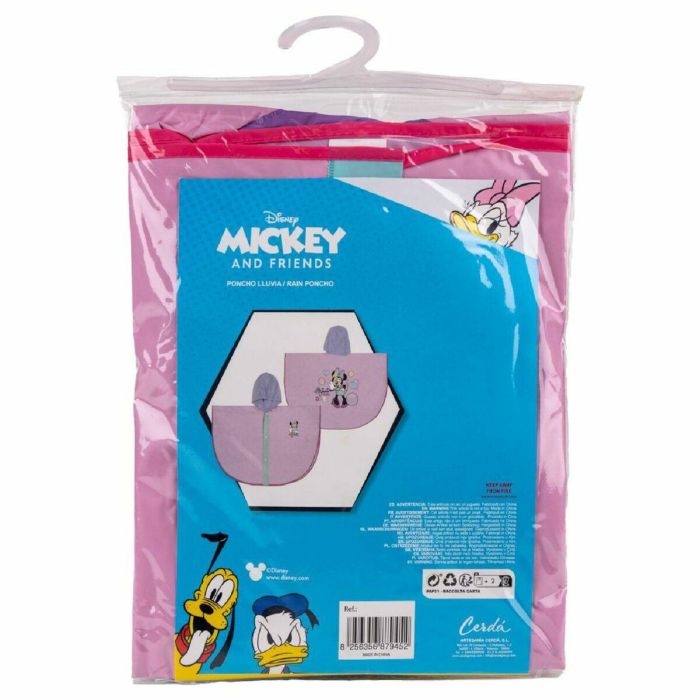 Poncho Impermeable con Capucha Minnie Mouse Lila 1 Poncho Impermeable con Capucha Minnie Mouse Lila 1
