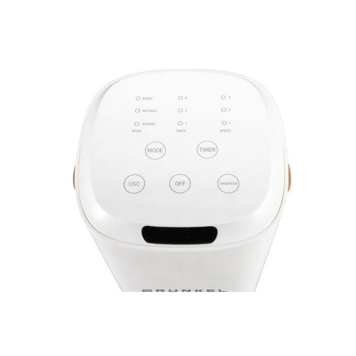 Grunkel Ventilador de Torre 50W, 3 Velocidades, Temporizador, Mando a Distancia, Blanco 3 Grunkel Ventilador de Torre 50W, 3 Velocidades, Temporizador, Mando a Distancia, Blanco 3