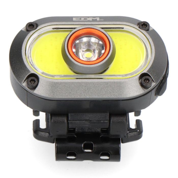Edm Linterna Frontal LED de Aluminio Recargable USB-C, Luz Spot 500 Lúmenes (7W) y COB 200 Lúmenes (5W), IP44 con Múltiples Modos 2 Edm Linterna Frontal LED de Aluminio Recargable USB-C, Luz Spot 500 Lúmenes (7W) y COB 200 Lúmenes (5W), IP44 con Múltiples Modos 2