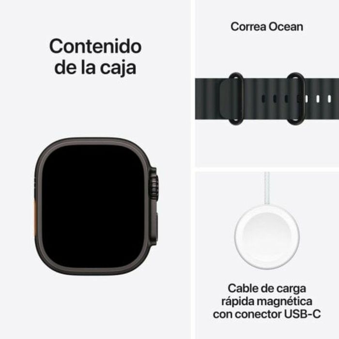 Smartwatch Apple MX4P3TY/A Negro 1,9" 49 mm 4 Smartwatch Apple MX4P3TY/A Negro 1,9" 49 mm 4
