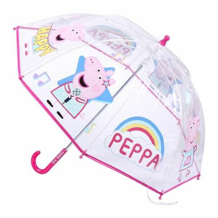 Paraguas Peppa Pig Rosa 100 % POE 2