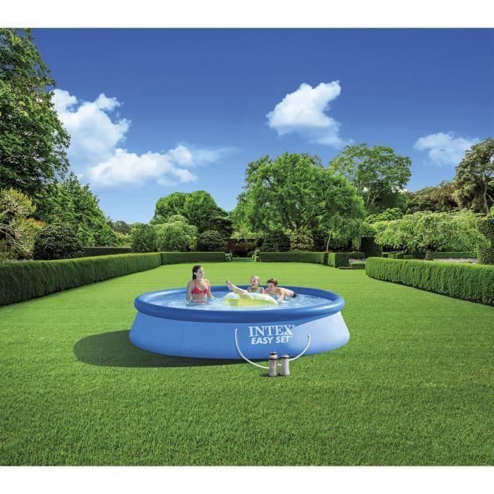Piscina Hinchable Intex Easy Set 7290 l Redonda 396 x 84 cm 3 Piscina Hinchable Intex Easy Set 7290 l Redonda 396 x 84 cm 3