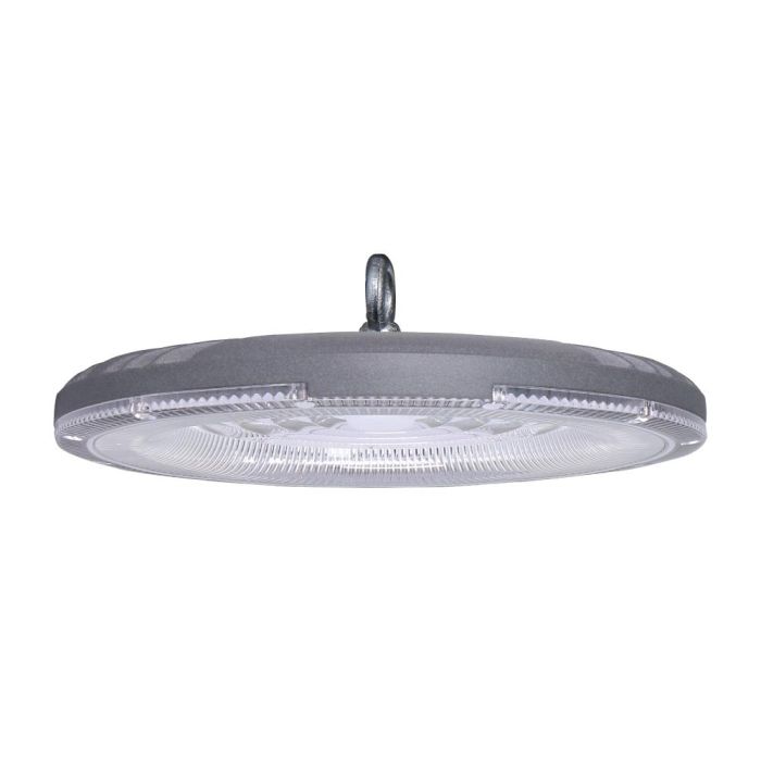 Edm Campana LED 100W, 10000 Lúmenes, 6400K Luz Fría, IP65, Aluminio, Ra 80, Ángulo 90°, 144 LEDs, FP 0.9, Ø260x45mm 5
