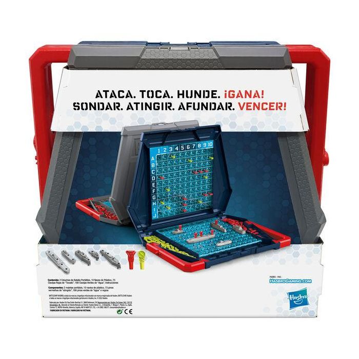 Hasbro Gaming F4527 Hundir La Flota | Juego de Mesa de Combate Naval Clásico | Estrategia | Español | Edad +7 años 2 Hasbro Gaming F4527 Hundir La Flota | Juego de Mesa de Combate Naval Clásico | Estrategia | Español | Edad +7 años 2