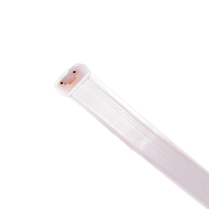 Tira LED Manguera "Neon Flex" HONSPVC8x18D2205CMCW 6W 6000K 24V 8x18mm Doble 120xSMD2835 6W/M x1M 40.000H Corte 5CM Blanco Frío 7
