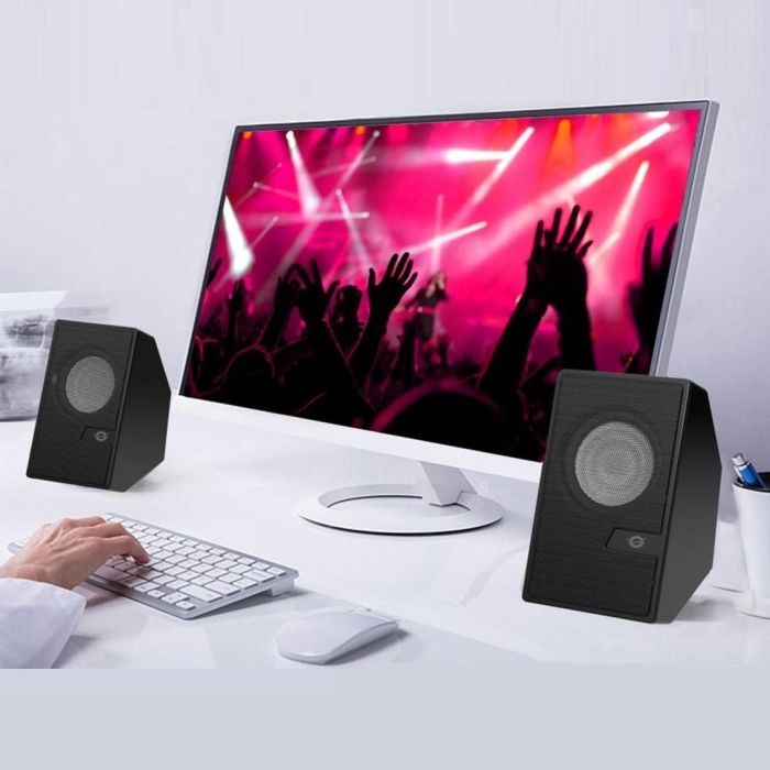 Conceptronic Bjorn02B Altavoces Estéreo 2.0 6W RMS, Bluetooth 5.0, Conexión Jack 3.5mm USB, Mando a Distancia, Negro 3 Conceptronic Bjorn02B Altavoces Estéreo 2.0 6W RMS, Bluetooth 5.0, Conexión Jack 3.5mm USB, Mando a Distancia, Negro 3