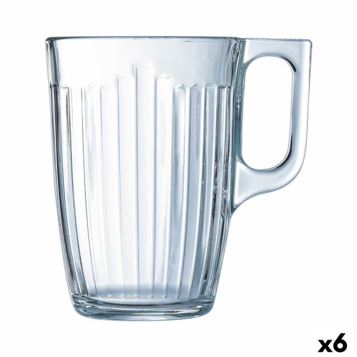 Taza Luminarc Nuevo Desayuno Transparente Vidrio (320 ml) (6 Unidades) 0 Taza Luminarc Nuevo Desayuno Transparente Vidrio (320 ml) (6 Unidades) 0