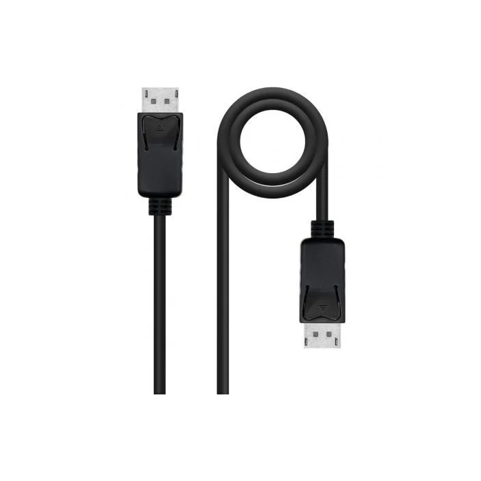 NANO CABLE Cable DisplayPort 1.2 DP/M - DP/M 1.5M Negro 4K 21.6Gbit/s