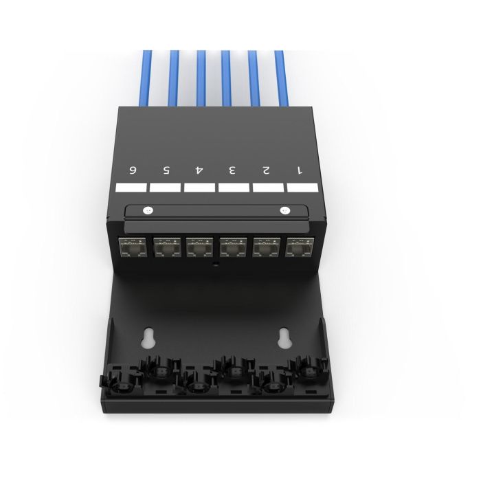 DIGITUS Konsolidierungspunkt-Box 6Ports Keystone Module 3