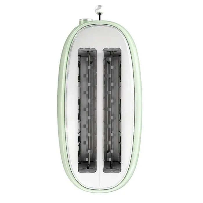Sweiss GRV7 Tostadora Vintage de 2 Ranuras, 1500 W, Color Verde 4