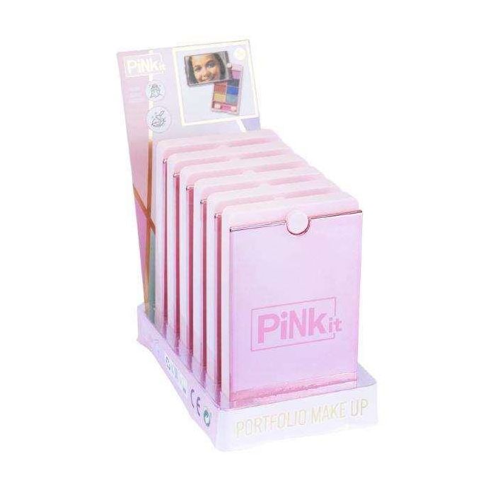 Nice Mini Espejo Maquillaje Pink It con 8 Sombras de Ojos y Aplicador de Doble Punta 4