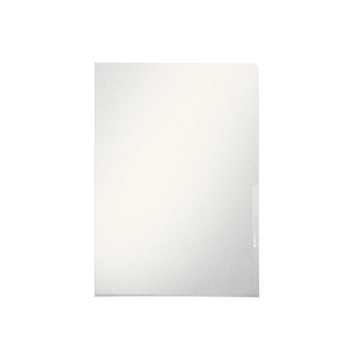 Leitz Dossier Uñero Rígido 150 Micras A4 Caja 100 Unidades Blanco Translúcido