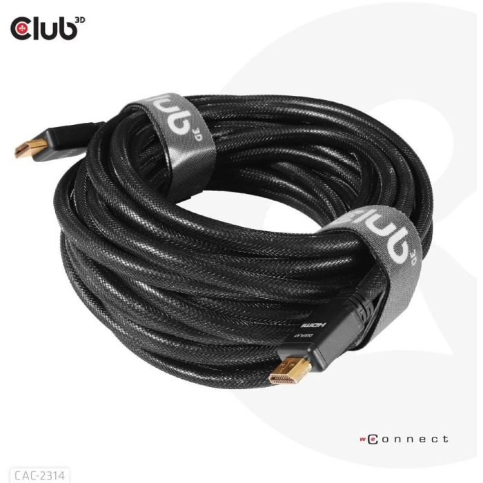 Club3D Cable HDMI 2.0 RedMere 4K60Hz UHD 18Gbps Macho/Macho 15 metros Negro 4 Club3D Cable HDMI 2.0 RedMere 4K60Hz UHD 18Gbps Macho/Macho 15 metros Negro 4