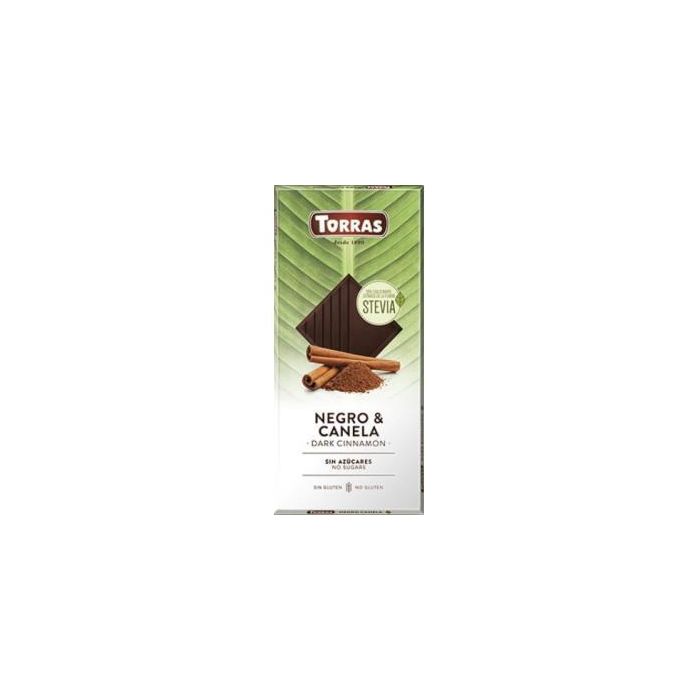 Chocolate Negro Con Canela Stevia 125Gr